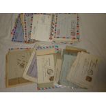 A selection of France postal history 1880s onwards including registered covers, early examples,
