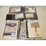 Various stamps and covers including Belgium first day card, USA stamps, GB first day covers,