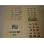 Various album pages of Bermuda stamps including 1962 set to £1; 1970 to £1,