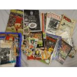 A selection of various football card books, mainly 1970s, football league reviews,