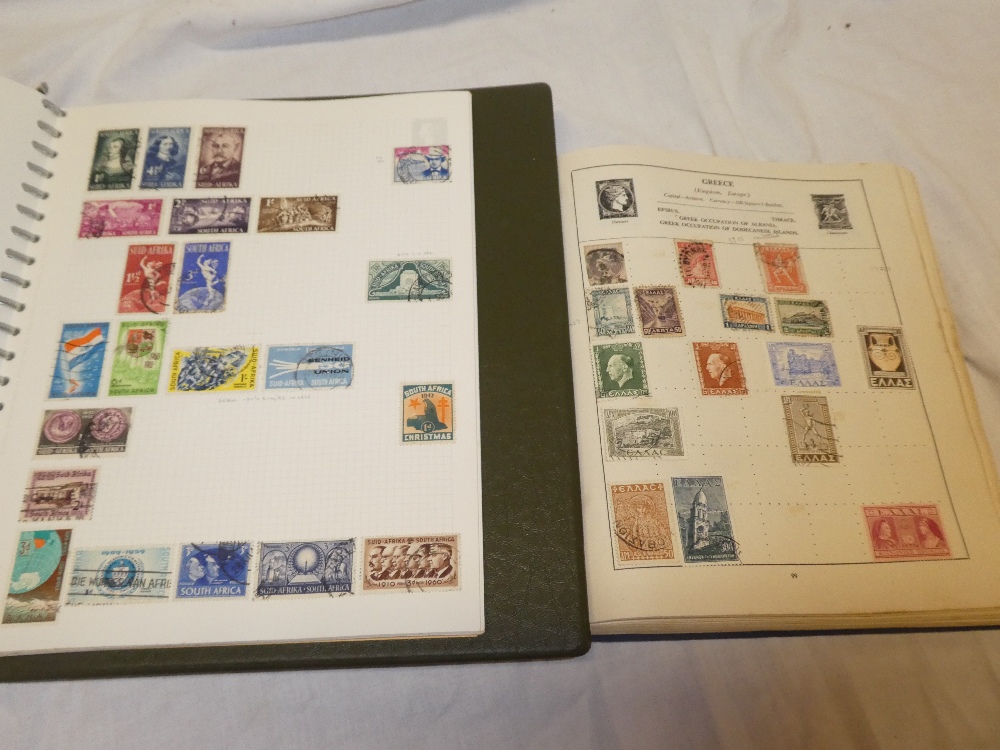 Two folder albums containing World stamps - Image 2 of 2