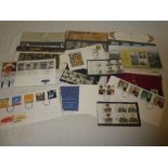 A selection of presentation stamp packs,