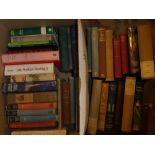 Various poetry volumes and novels including Walpole (H) The Green Mirror, signed by the author,