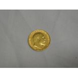 An Edward VII 1904 gold half sovereign (nef)