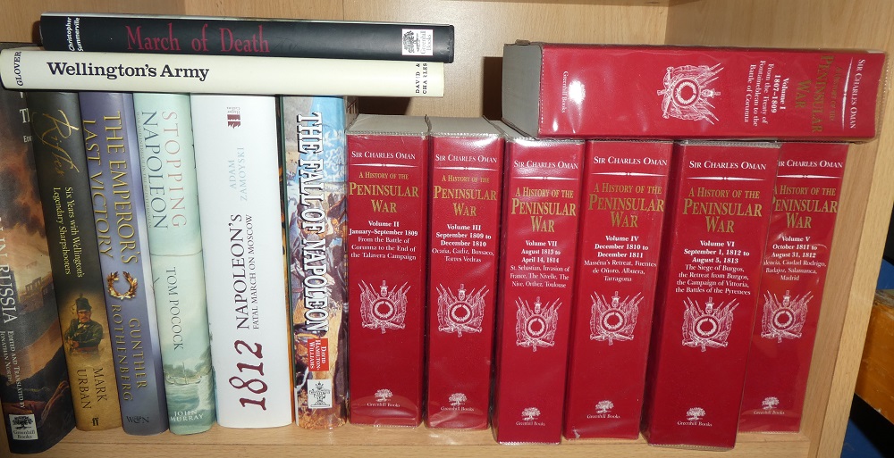 A selection of Napoleonic related volumes including A History of the Peninsular War,