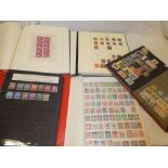 Five folder albums and stock books containing a collection of Germany stamps