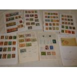 Nine circulated stamp club books containing foreign stamps