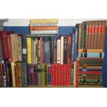A selection of approximately 70 various Folio Society volumes mainly boxed