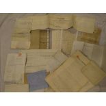 A selection of various 19th Century and later legal documents and indentures including assignments,