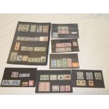 Various stock pages and cards of South Africa stamps, 1910 onwards,