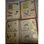 Two folder albums containing a collection of over 120 RAF and aeronautical first day covers