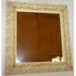 A good quality modern rectangular wall mirror in ornate gilt frame,