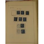 A folder album of GB stamps 1841-1936,