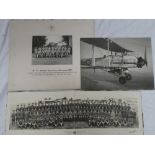 A large group photograph of 604(F) Squadron Auxiliary Air Force Tangmere 1934;