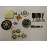 A miniature medal group of four medals including Order of St John,