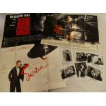 A small selection of full size colour cinema posters including A Time to Kill;