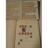A stock book containing a collection of Scandanavia stamps,