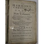 Lightfoot (John) The Harmony Chronicle and Order of the New Testament, one vol,