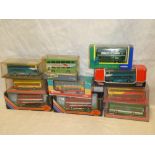 Ten mint and boxed EFE/Corgi single and double deck buses