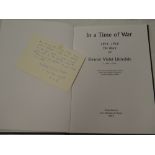 De Hamel - In a Time of War, 1940-1918, The Diary of Eleanor Violet Littledale, one vol,
