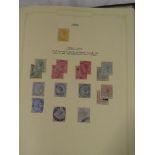 A folder album containing a good collection of Malta stamps including Victorian selection,