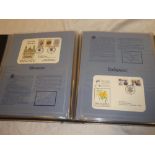 An album containing a collection of 1981 Royal Wedding first day Commonwealth covers