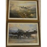 A pair of coloured aircraft prints after Robert Taylor "Operations On", No.