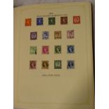 A folder album of GB stamps mainly pre-decimal,