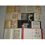 Twelve various albums and stock books containing a large selection of mixed World stamps