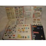 Six stock books of British Commonwealth stamps