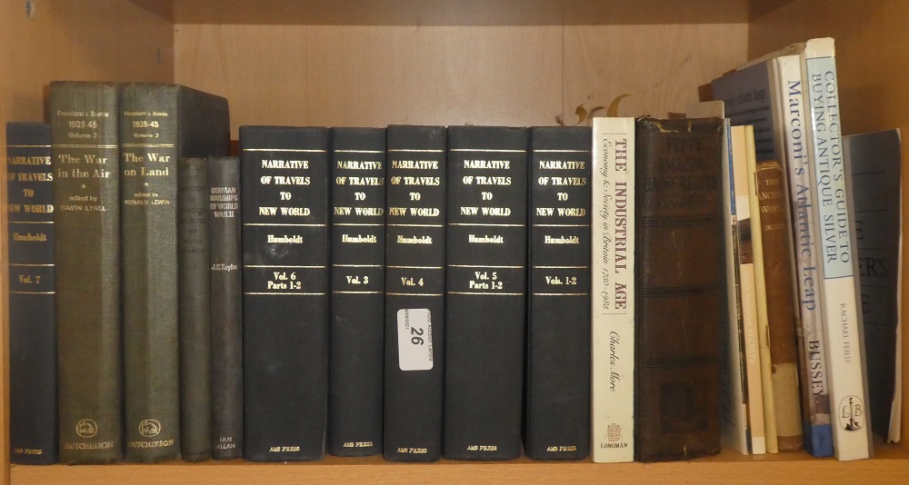 De Humboldt (A) Travels of the Equinoctial Regions of the New Continent, seven vols bound as six,