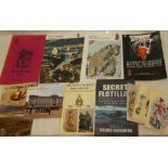 Various Royal Marine related volumes including 116 Infantry Brigade Royal Marines Northwest Europe