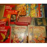 Various children's volumes including Girls Crystal Annual 1955, 1956 and 1957, Tiger Annual 1959,