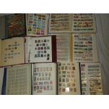 Eleven various albums and stock books containing a selection of mixed World stamps