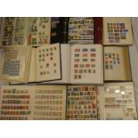 Twelve albums and stock books containing mixed World stamps