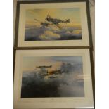 Two limited edition German aircraft prints "JG -52" after Robert Taylor,
