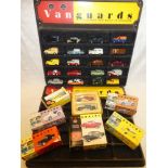 A selection of boxed Vanguards diecast vehicles including a Ford Classic and Capri set,