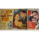 Ten original US and Foreign one-sheet cinema posters - Drama,