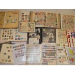 Fourteen various albums, stock books and folders containing a selection of GB,