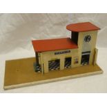 French Hornby O gauge - "St Jean du Lac" single platform station