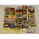 A selection of various mint and boxed diecast commercial vehicles including Days Gone, EFE, Dinky,