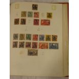 A folder album containing a collection of Germany stamps,