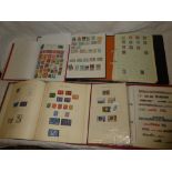An album of GB stamps, album of World stamps,