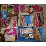 Four boxes containing a large selection of Ordnance Survey maps,