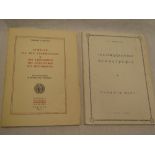 Two Greek volumes including Contribution in the Stemmatikin 1971 and Academic Greek with fold out