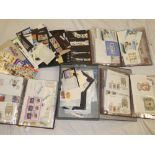 Various albums of GB and World first day covers, mixed selection of World stamps,