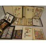 Ten albums and stock books containing mixed World stamps