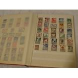 A stock book containing a collection of mint Austria stamps