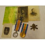 A First War pair of medals awarded to No. 82420 Pte.W.G.