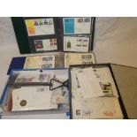 An album of British Commonwealth first day covers - 1978 with inset gilt medallions and a large